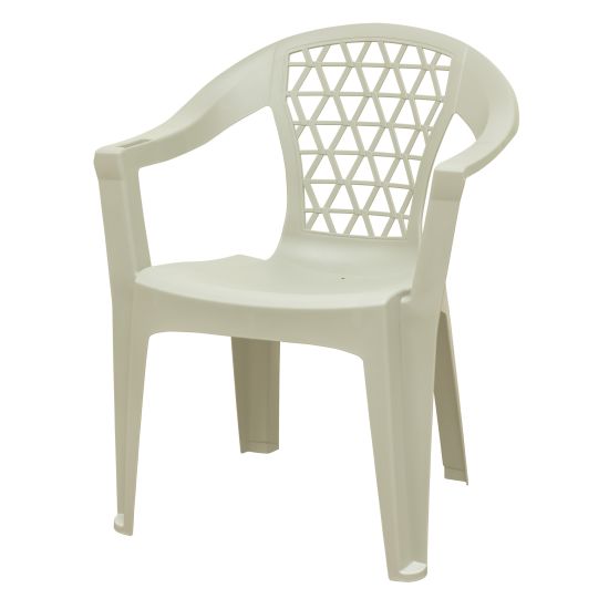 white outdoor chairs plastic